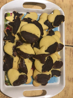 Una foto de Galletitas bañadas en chocolate 🍫