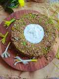 Hara Lehsun With baingun bharta - Memon's Speciality