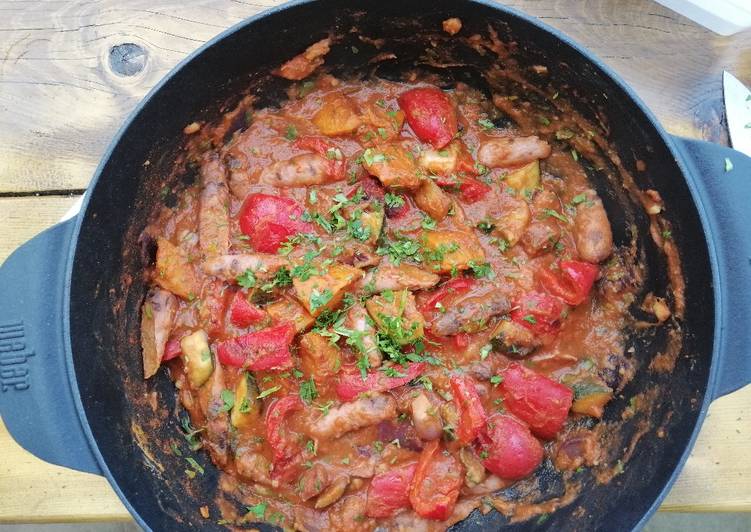Easiest Way to Prepare Super Quick Homemade Sausage casserole