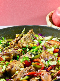 A picture of Veg Chicken Fry.