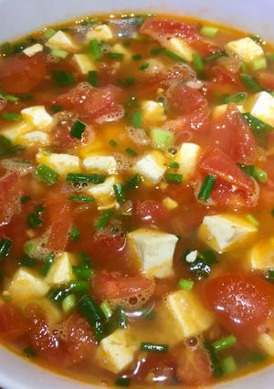 Hình của món Canh đậu chay.