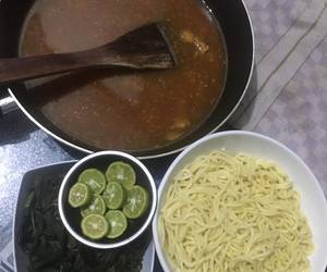 Masakan Unik Mie kangkung ala fe Yummy Mantul