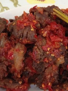 Foto resep Balado daging simple