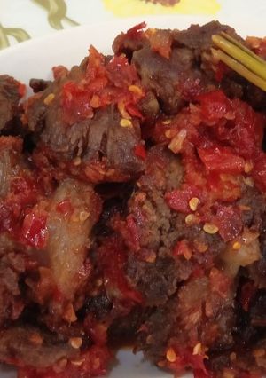 Foto resep Balado daging simple