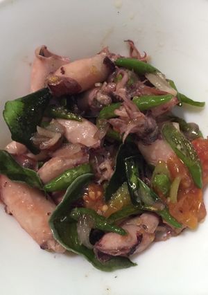 Foto resep Cumi asin cabe ijo