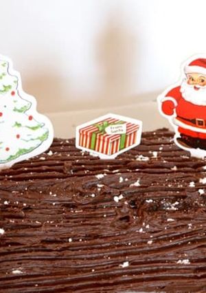 A picture of Yule Log.
