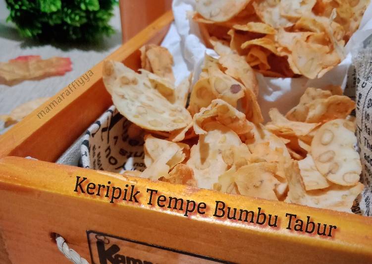 Resep Baru Keripik Tempe (bumbu tabur) Lezat Mantap