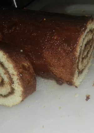 Una foto de Brazo gitano de chocolate🍰 súper fácil y económico