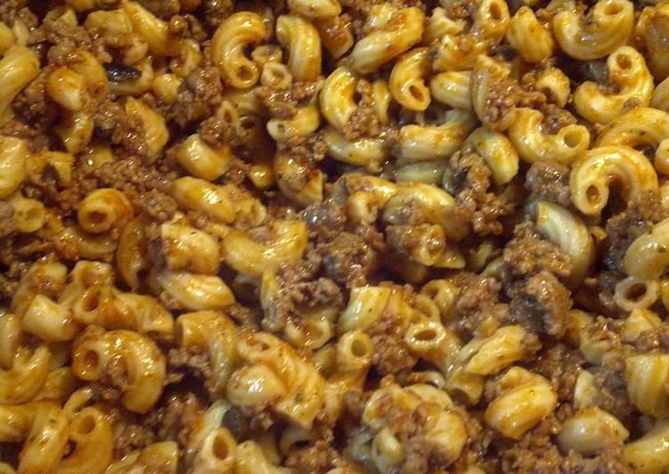 Recipe of Favorite Heather&#39;s Oregano Beef Mac