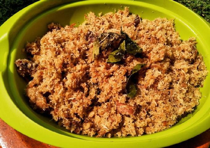 Standar Resep enak bikin Dendeng ragi / serundeng daging dijamin sesuai selera