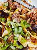 Braised Pork Ragù w/ Mushrooms & Tagliatelle