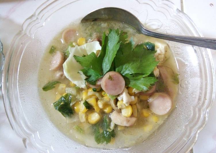 Recipe: Appetizing Sup jagung manis ala buncan