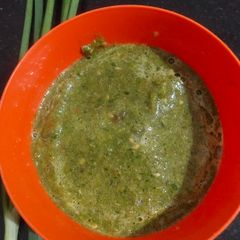 Green onions chutney A picture of Green onions chutney.