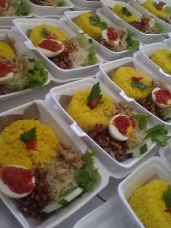 Cara Gampang Membikin Resep  Nasi kuning sederhana yang Menggugah Selera, Sempurna