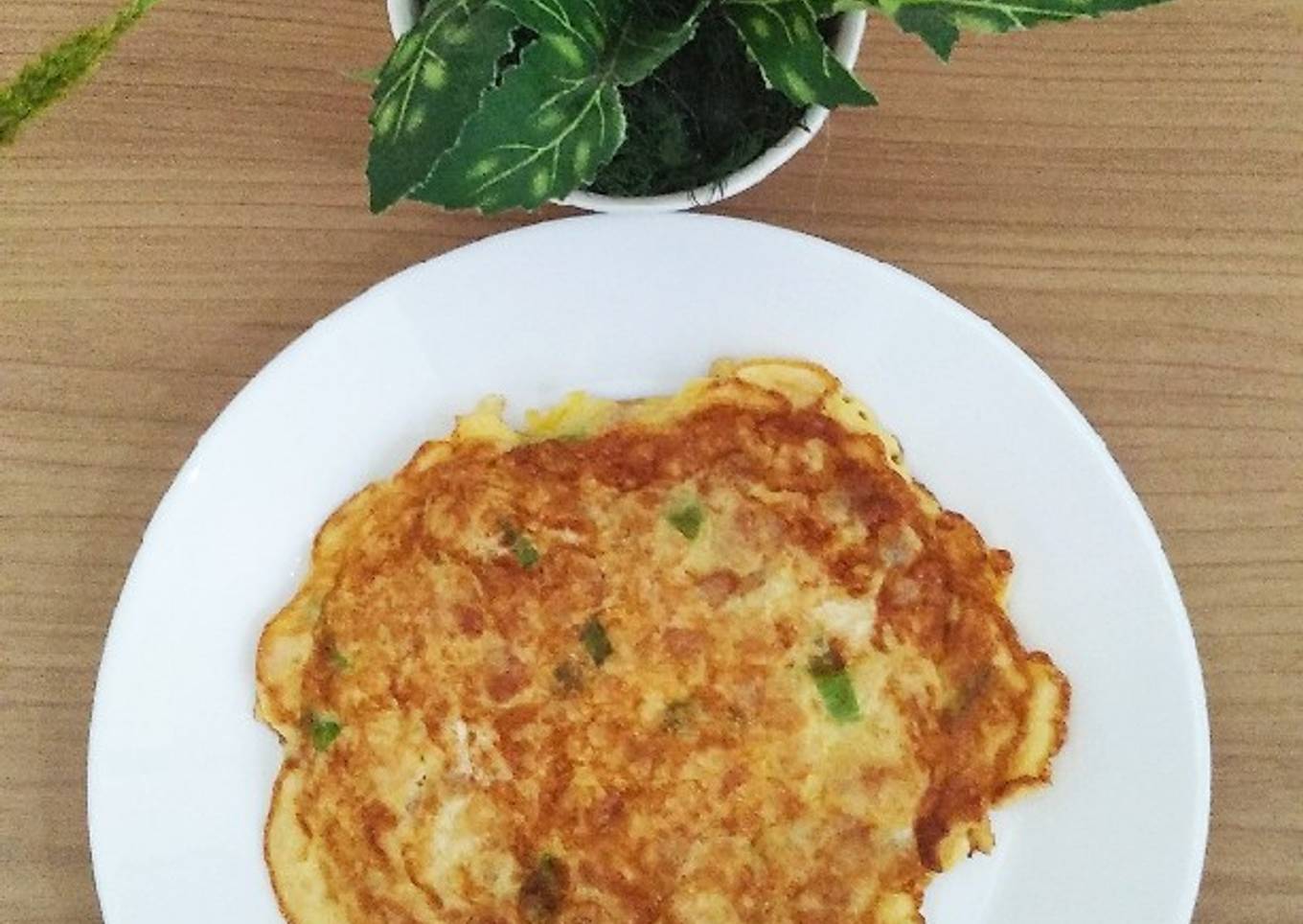 Telur dadar tempe praktis