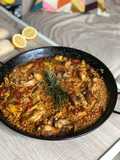 Chicken and Rabbit Paella with Fresh Rosemary – Step-by-Step from Scratch!