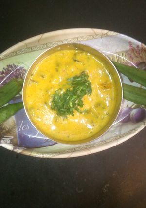 A picture of Kadi wali Bhindi.