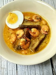 Foto resep Sayur Terong Kare Udang