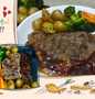 Cara Mudah Membuat Resep Sirloin steak with barbeque sauce yang Sempurna Anti Ribet, Menggugah Selera