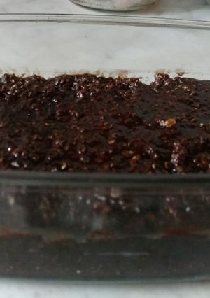 Una foto de Turrón de chocolate y avena