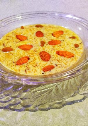 A picture of Sheer Khurma.