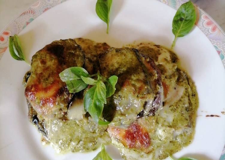 Easiest Way to Prepare Any-night-of-the-week Parmigiana di melanzane al pesto e scamorza affumicata