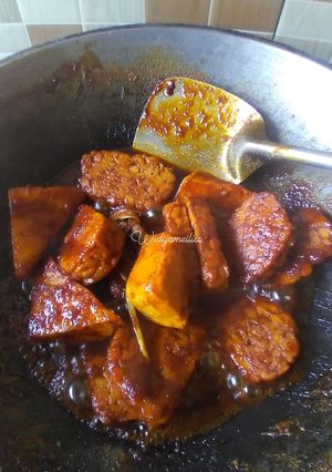 Foto resep Tempe Bacem, menu lauk simpel, enak, dan bikin ketagihan