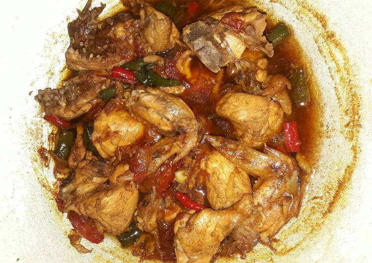 Ayam kecap bumbu iris