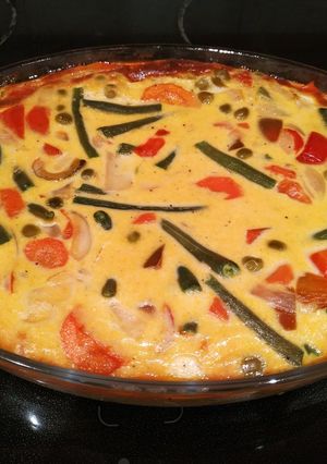 Una foto de Pastel de verduras