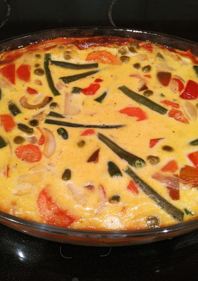 Una foto de Pastel de verduras