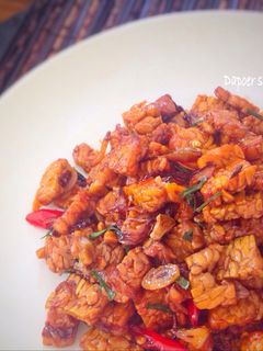 Foto resep Tempe manis aroma daun jeruk