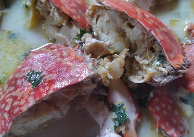 Cara Buat Kepiting kuah santan Yang Mudah