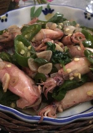 Foto resep Cumi Asin Cabe Ijo