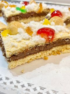 Una foto de Coca navideña rellena de Nutella