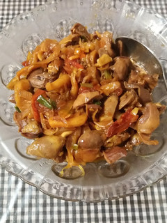 Foto resep Bumbu kecap Jantung ayam n jamur tiram