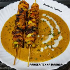 Paneer tikka masala A picture of Paneer tikka masala.