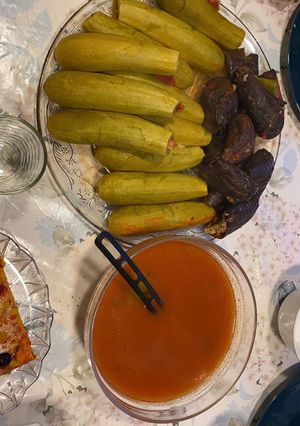 صورة لوصفة محشي كوسا ومحشي باذنجان يابس
