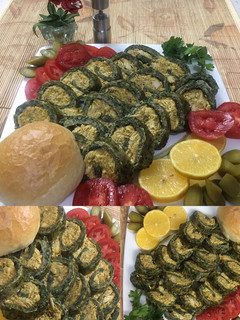 عکسی از دستور رول مرغ و اسفناج