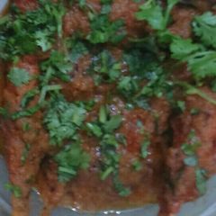 A picture of Soya chaap.