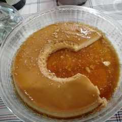 A picture of Flan casero.