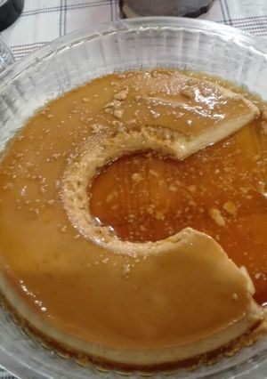 Una foto de Flan casero
