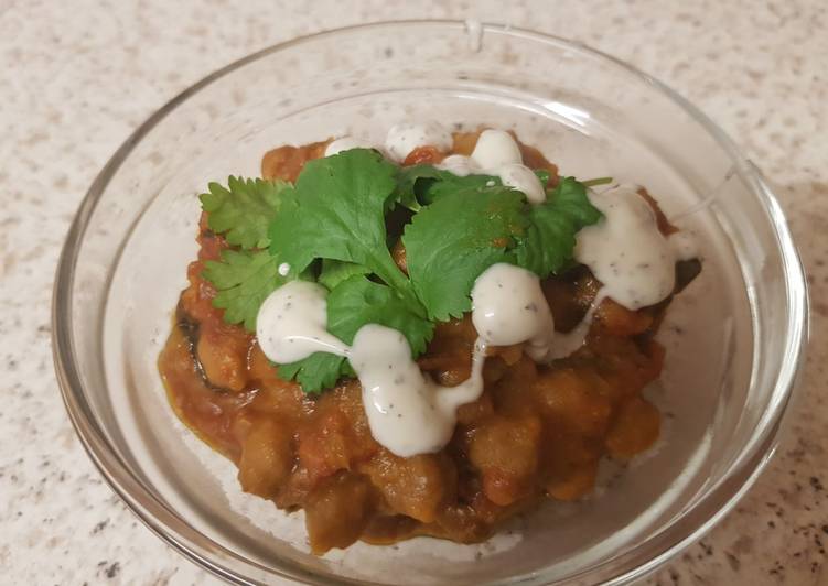 Chickpea Spinach & potato curry 😀