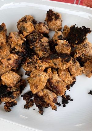 Une photo de Sauté de porc à la menthe et beurre de cacahuètes