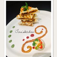 A picture of Brocolli & Mushroom grilled sandwich.