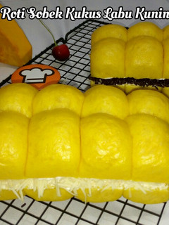 Foto resep Roti Sobek Kukus Labu Kuning