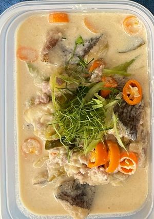 รูปของ หลนปลาสลิดหมูสับมะดันสด🐟🍋🌶️