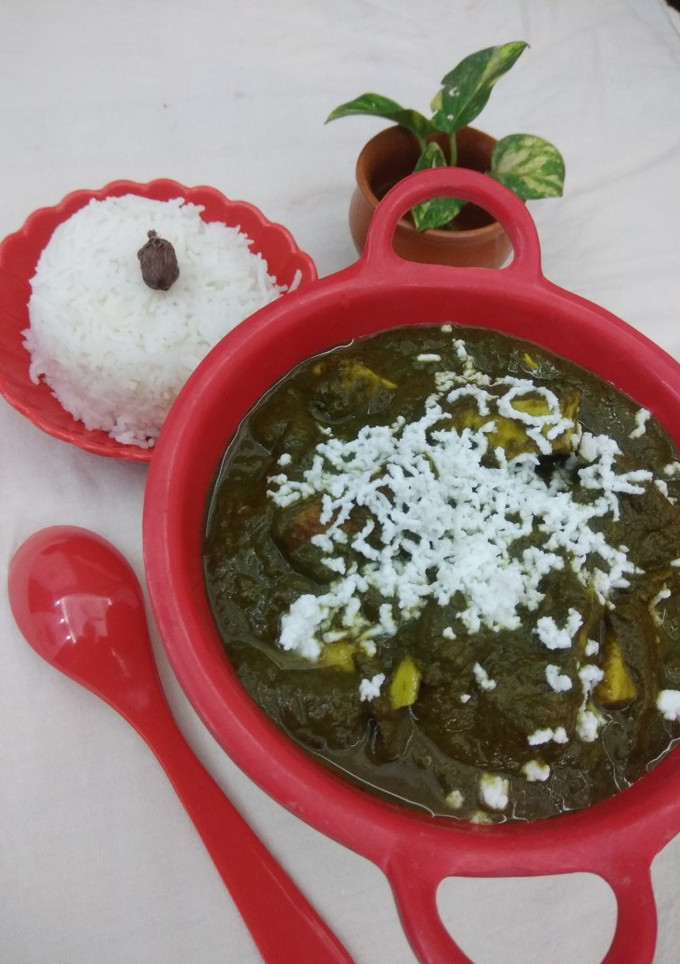 मेथी पालक पनीर साग (Methi palak paneer saag recipe in hindi) रेसिपी मुख्य फोटो