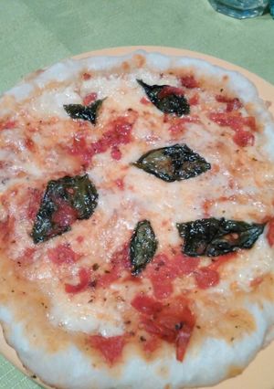 Una foto de Pizza tipo las de nyc