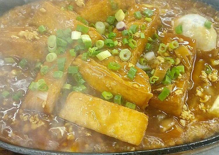 Resep Sizzling tofu Anti Gagal