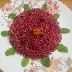 A picture of Beetroot Rice.
